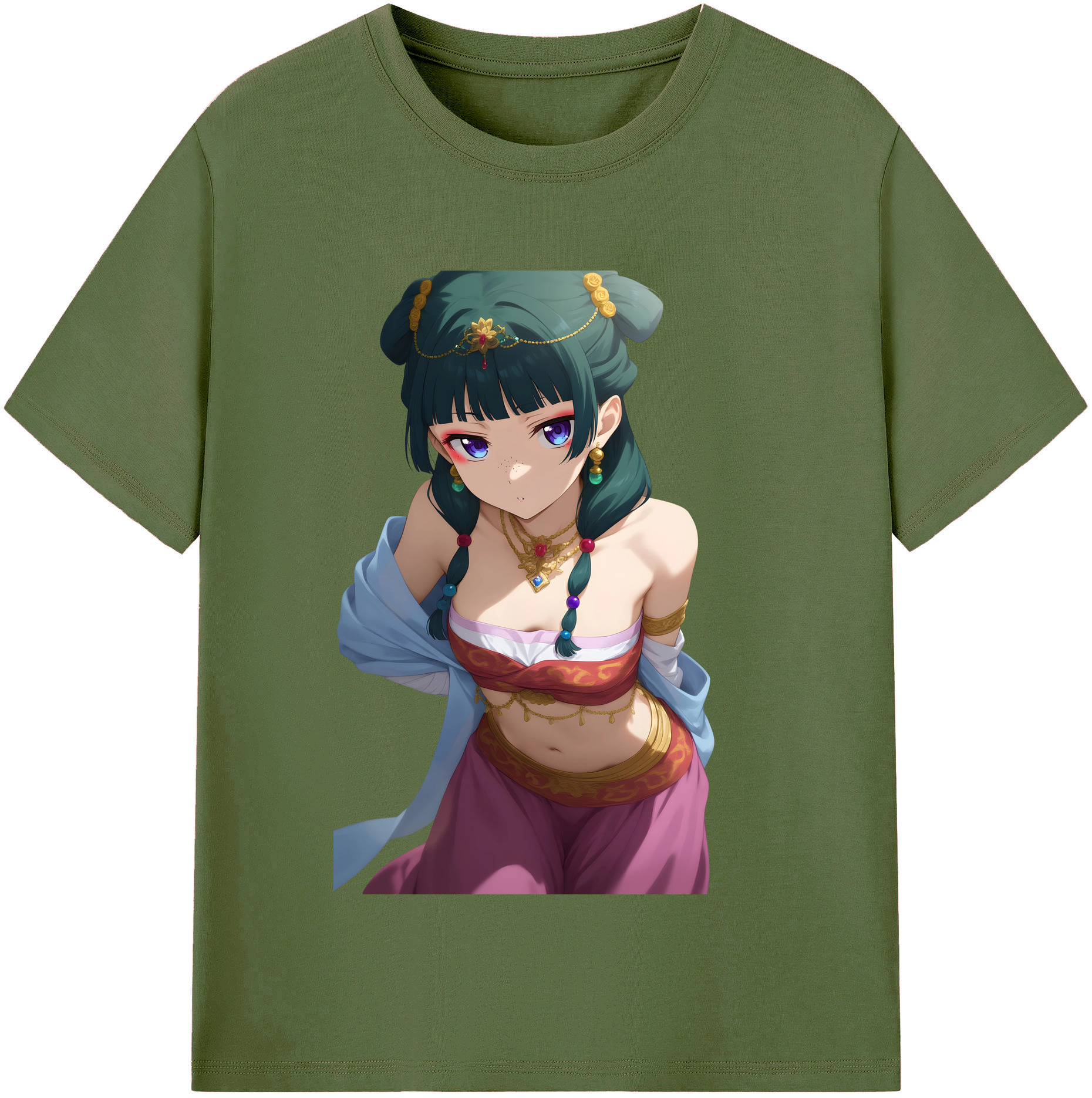 （画像用） 薬屋のひとりごと The Apothecary Diaries 綿100％半袖Tシャツ（フロントプリント）